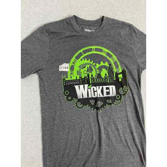 Wicked Shirt Men's M Gray King of Oz Broadway Musical Play - Picture 3 of 5